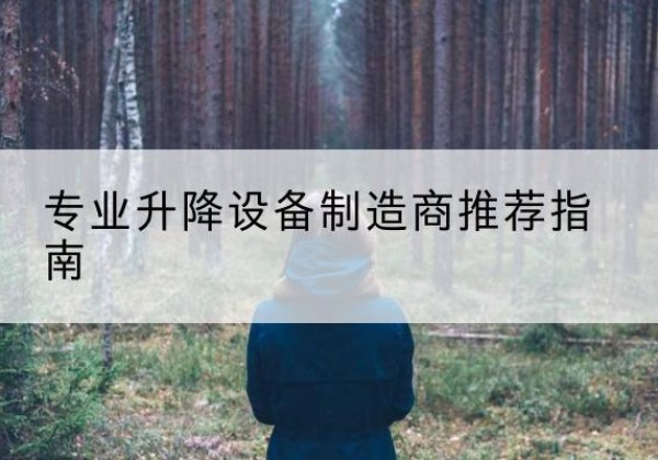 牟定电动剪叉升降平台厂家-专业升降设备制造商推荐指南